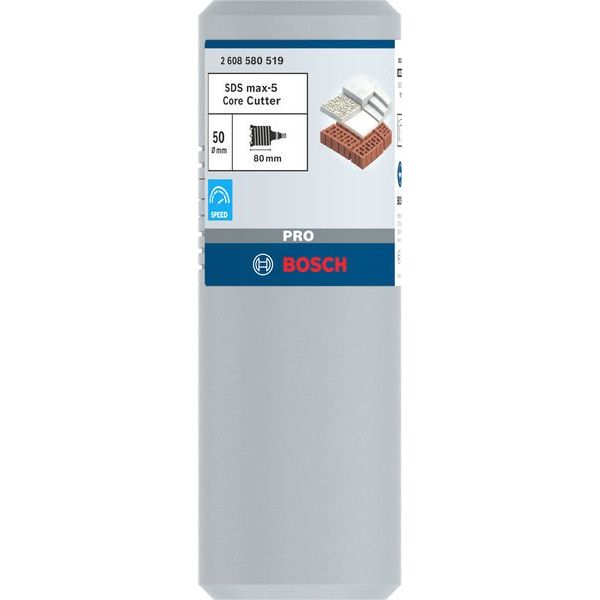 Bosch - Bohrkrone PRO SDS max-5 Bohrkrone, 2608580519 50 x 80 x 111 mm