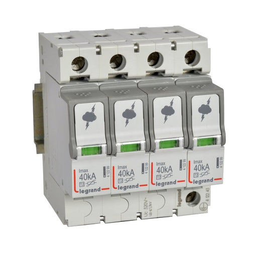 Legrand - Überspannungsableiter für Energietechnik/Stromversorgung Überspannungsableiter Legrand 412243 4+0SchaltungImax40kA