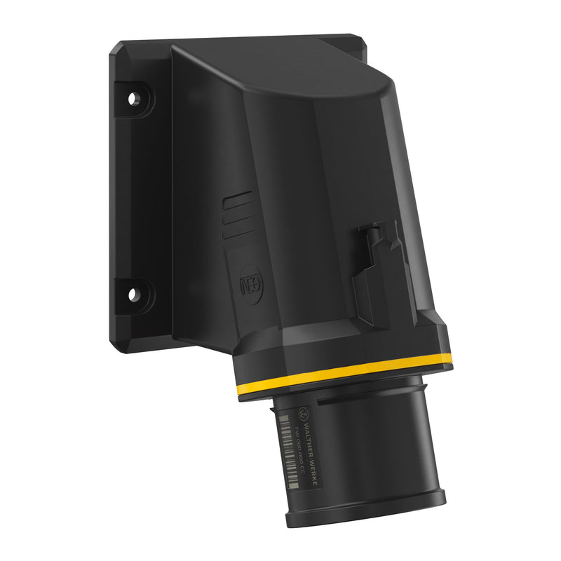 Walther Werke - CEE-Gerätestecker (IEC 60309) CEE NEO Anbaugerätestecker FW731304CC schräg 32A 3P 4h
