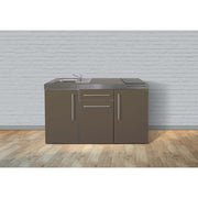 Stengel - Mini-Küche Miniküche Premiumline MPMM150IKFreBliS Mokka metallic