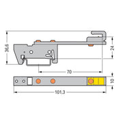WAGO - Sammelschienenträger Schirmschienenhalter 790-300 Cu 10x3mm − 10 Stück