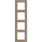 Peha - Abdeckrahmen Rahmen 4-fach D 20.674.201.702 Holz eiche-alu