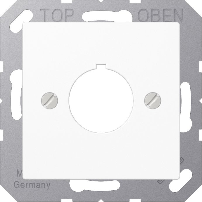 Jung - Einsatz/Abdeckung für Kommunikationstechnik Abdeckung aws A 564 WW für Befehlsgeräte