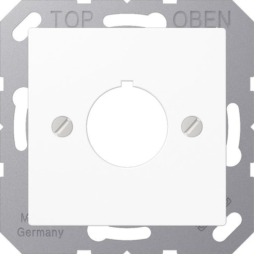 Jung - Einsatz/Abdeckung für Kommunikationstechnik Abdeckung aws A 564 WW für Befehlsgeräte