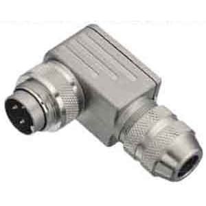 Binder - Rundsteckverbinder, feldkonfektionierbar (Industriesteckverbinder) Winkelstecker 99 5621 75 06 5pol