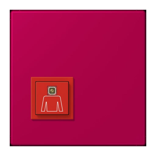 Jung - Behindertenelement für Installationsschalterprogramme Notrufsystem Ruftaster NRS LC 0834 RT 230 rouge rubia