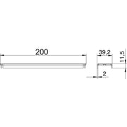 OBO Bettermann - Zubehör/Ersatzteile für Unterflurkanalsysteme Deckelstoßdichtung DSD2 200 OKA-G und OKA-W