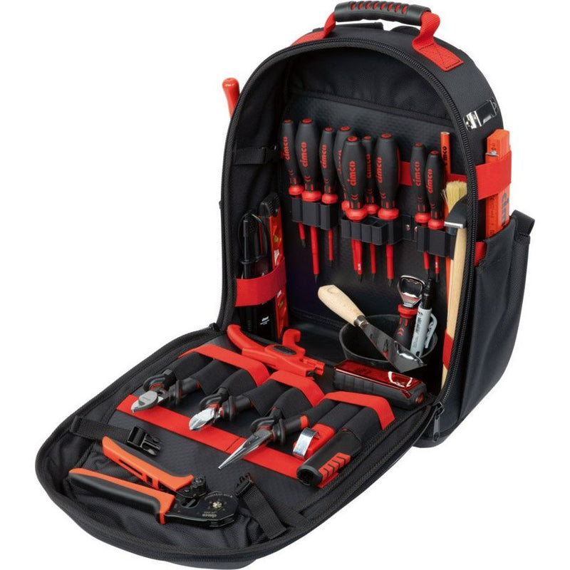 Cimco Werkzeuge - Werkzeugset Lehrlingsrucksack 170800 ECO PLUS