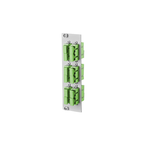 Metz Connect - Patchpanel LWL OpDAT REGpro Frontplatte 15024AF206-E 6xSC-D APC OS2