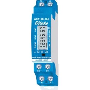 Eltako - Elektrizitätszähler Wechselstromzähler WSZ15D-32A MID MID, 32A