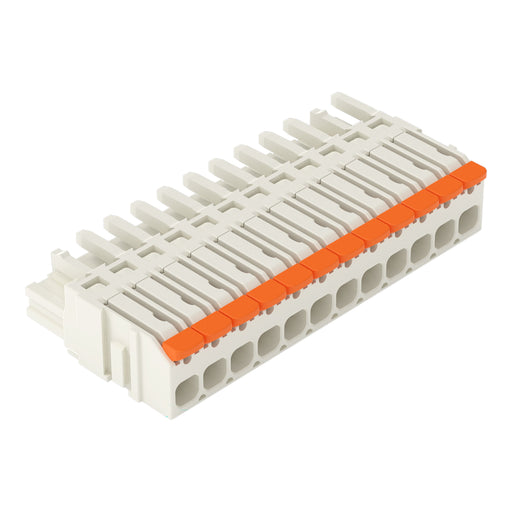 WAGO - Kabelsteckverbinder für Leiterplattensteckverbinder 1-Leiter-Federleiste 2721-1112/326-9037 − 25 Stück