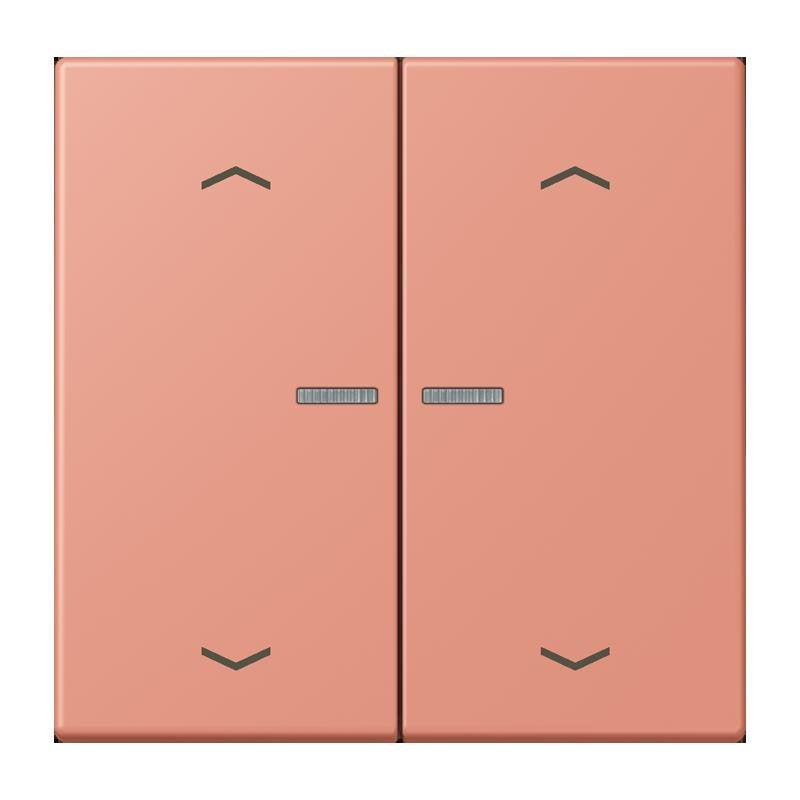 Jung - Bedienelement intelligent Taster mit Pfeilsymbolen BT LC 17102 P 233 locre rouge moyen