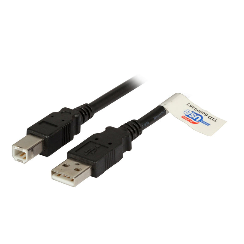 EFB-Elektronik - PC-Kabel USB2.0 Anschlusskabel K5256SW.1 1,0m sw A-B