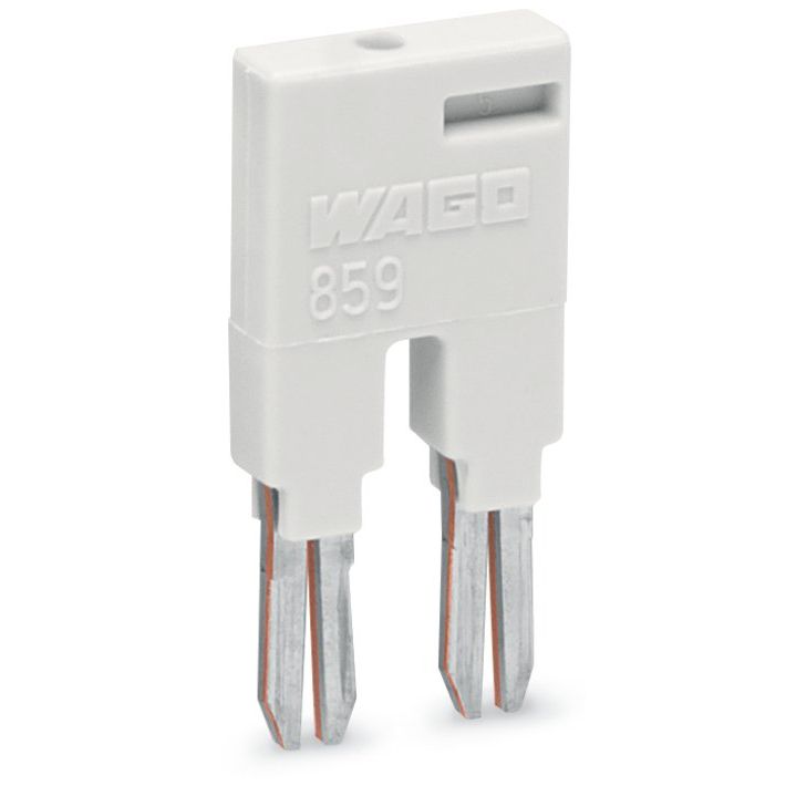 WAGO - Zubehör/Ersatzteile für Schaltrelais Kammbrücker 859-402 2fach grau − 25 Stück