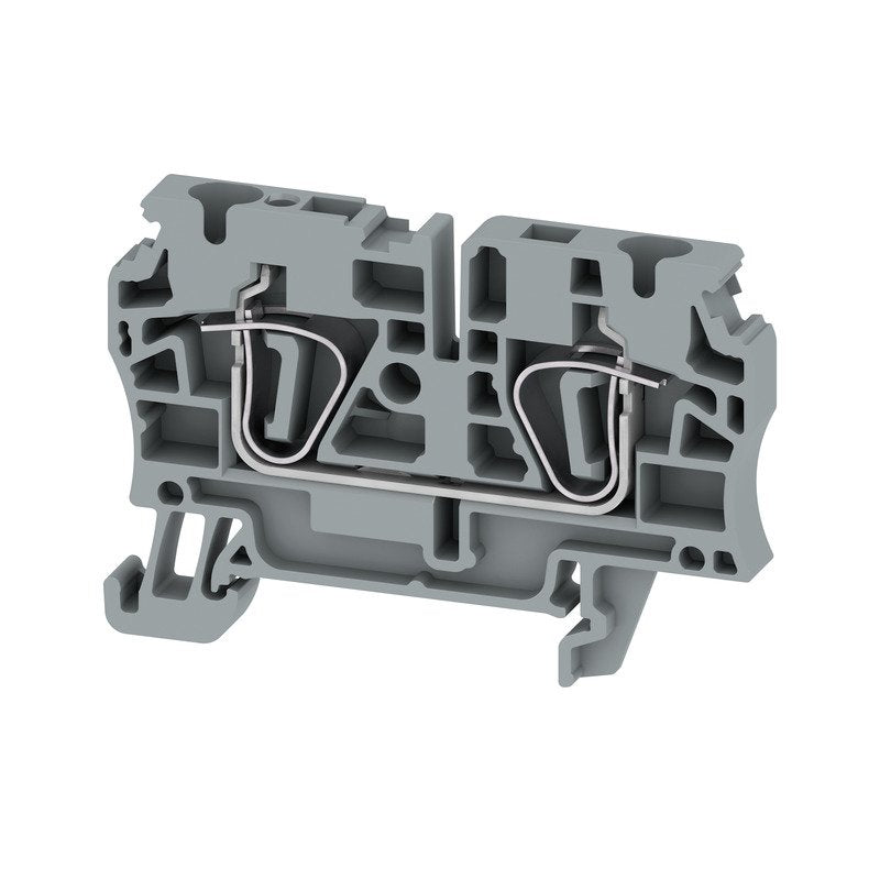 Weidmüller - Durchgangs-Reihenklemme Klemme ZDU 4 GR Zugfederanschl.,4mm² − 100 Stück