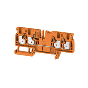Weidmüller - Durchgangs-Reihenklemme A4C 4 OR PUSH IN, 4 mm² − 50 Stück