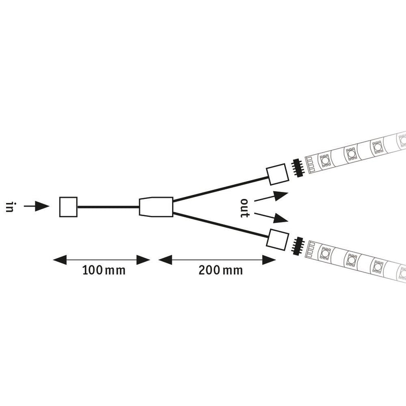 Paulmann - Zubehör/Ersatzteile für Lichtschlauch/-band Verbinder 798.13
