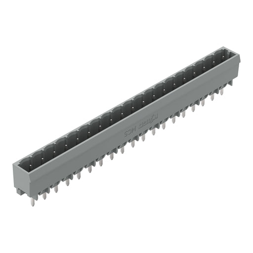 WAGO - Leiterplattensteckverbinder THT-Stiftleiste Lötstift 231-149/001-000 1,0x1,0,gerade,grau − 50 Stück