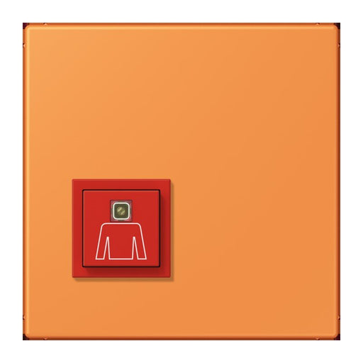 Jung - Behindertenelement für Installationsschalterprogramme Notrufsystem Ruftaster NRS LC 0834 RT 225 orange clair