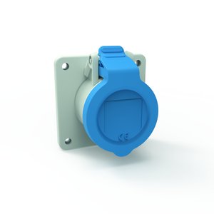 Bals Elektrotech - CEE-Anbausteckdose (IEC 60309) Anbausteckdose gerade 136861 16A 3p 230V 6h IP54