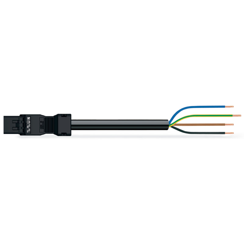 WAGO - Konfektionierte Leitung für steckbare Gebäudeinstallation konfekt. Anschlussleitung 891-8994/216-501 Eca,Stecker
