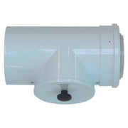 Vaillant - Konzentrisches Abgas/Zuluft Formstück 1 Anschluss Reinigungsöffnung 0020106382 110/160mm konzentr