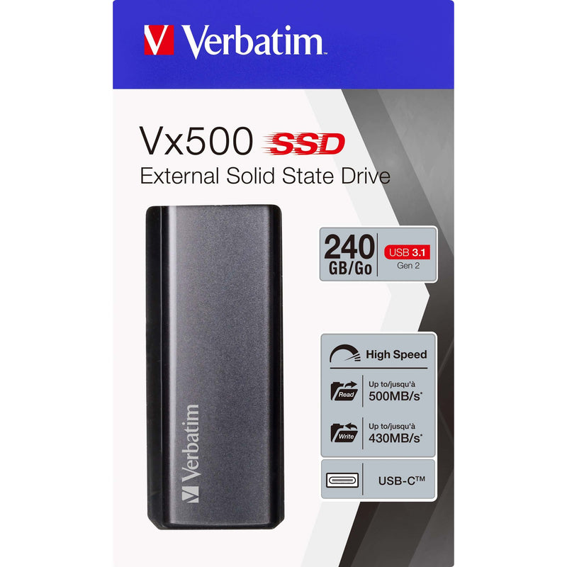 Verbatim - Speichermedium digital SSD Extern 240GB USB3.1 47442 4,57 cm(1,8Z)