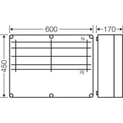 Hensel - Sammelschienengehäuse Mi 6655 600x450mm /400A 5pol