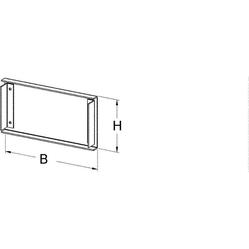 Niedax - Endstück für Kabelleiter GFK-Enddeckel ULKE 53.300 53x300mm