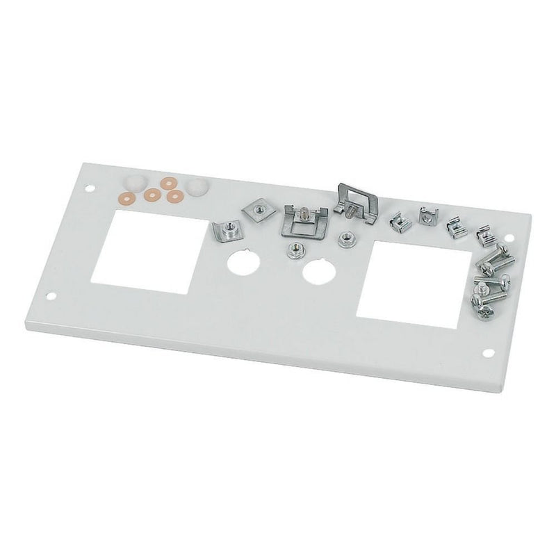 Eaton - Frontplatte (Schaltschrank) Frontblende +Einbausatz XME0604CM Mess 2x72 grau