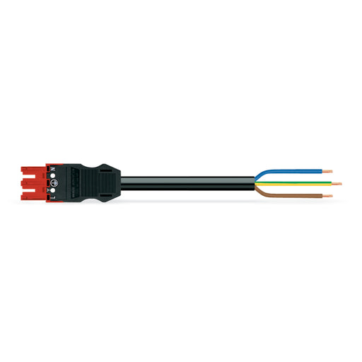 WAGO - Konfektionierte Leitung für steckbare Gebäudeinstallation konfekt. Anschlussleitung 771-9973/107-801 Eca,Buchse