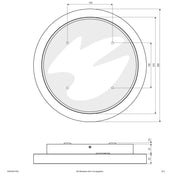 EVN Lichttechnik - Decken-/Wandleuchte LED-Anbauleuchte DARG54151502 3000K IP54 anth