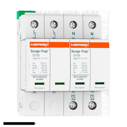 Mersen - Blitzstromableiter für Energietechnik Überspannungsableiter STPT12-25K275V-2P Typ1+2 25kA Uc275V