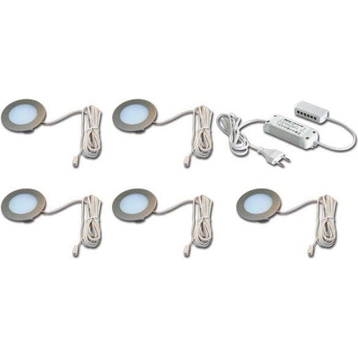 Hera - Downlight/Strahler/Flutlicht 5er-Set LED-Einbauleuchte 61056958002 ww Tr.24/30W