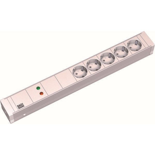 Bachmann - Power distribution unit (PDU) 19Zoll Steckdosenleiste 5f 333.002 1,5HE5xSchutz.1xGVS