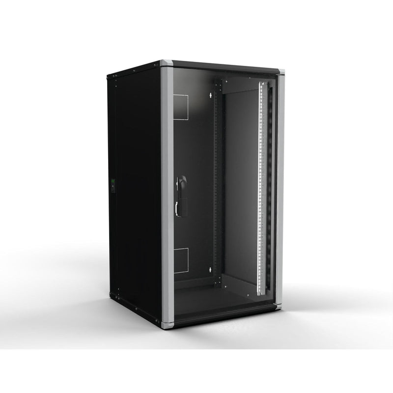 Enoc - Netzwerkgehäuse Wandschrank 21HE 3tlg. sw Wr2 21-66-S 19"600x600x1067mm