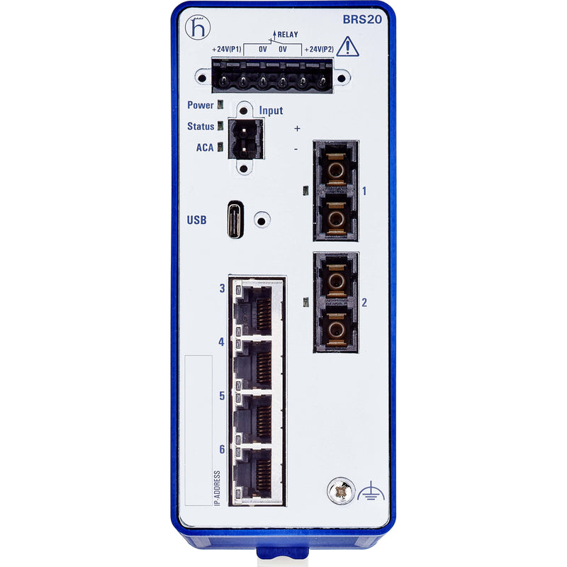 Hirschmann INET - Netzwerk Switch Ind.Ethernet Switch BRS20-4TX/2FX 6 Port, managed