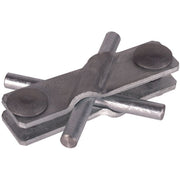 DEHN - Verbinder für Blitzschutz SV-Klemme St/tZn SVK7.107.10FL40STTZN f. Rd 7-10/10mm