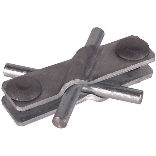 DEHN - Verbinder für Blitzschutz SV-Klemme St/tZn SVK7.107.10FL40STTZN f. Rd 7-10/10mm