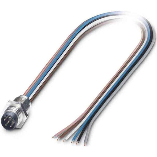 Phoenix Contact - Rundsteckverbinder, feldkonfektionierbar (Industriesteckverbinder) Einbausteckverbinder SACC-E-M 8M #1542664 Sensor-/Aktor-Wandd.