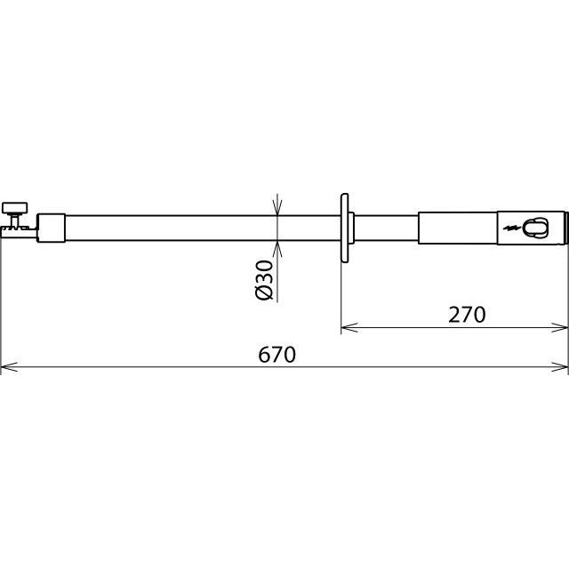 DEHN - Zubehör/Ersatzteile für Sicherheitsgeräte Isolierstange IS ZK STK 670 m. Zahn-u.Steckkupp