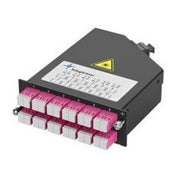 Telegärtner - Moduleinsatz für Patchpanel LWL HD3-ES FanOut-Modul 100022389 1 HE 12xLC-D OM5