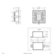 EVN Lichttechnik - Decken-/Wandleuchte LED-Wandeinbauleuchte P21702S 3000K IP20 si