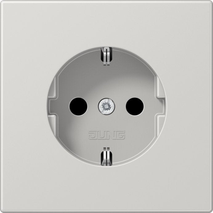 Jung - Steckdose SCHUKO-Steckdose 16A 250V LS 1520 KI LG m.Berührungsschutz
