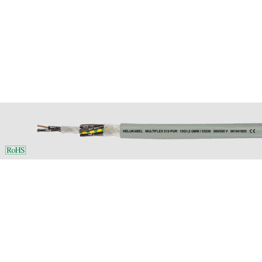 Energiekabel < 1 kV, für ortsveränderlichen Einsatz HEL M-FLEX 512-PUR 30x0,5 M-FLEx512 30x0,5 PUR-Schleppkettenlt