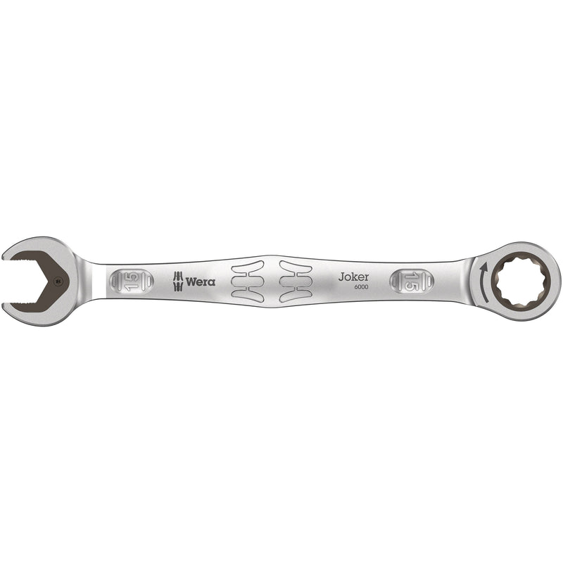 Wera - Maulringschlüssel Maul-Ringratschenschlüssel 073275 15x200mm