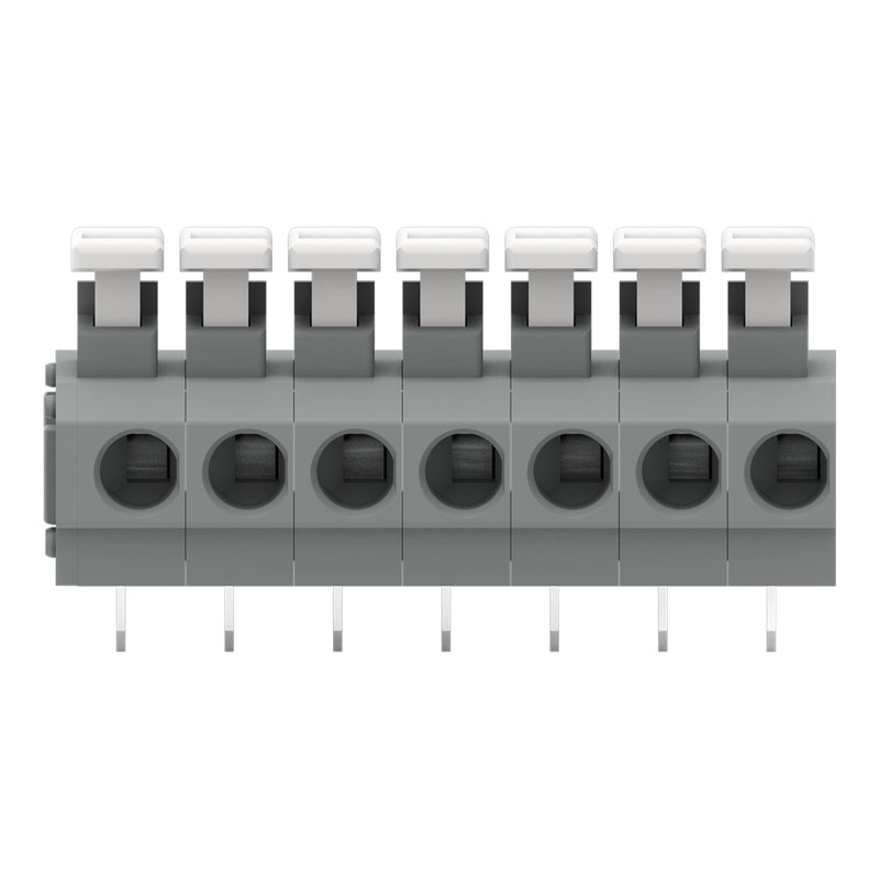 WAGO - Leiterplattenklemme 235-407/331-000 Drücker,1,5mm²,grau − 30 Stück
