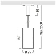 Zumtobel Group - Pendelleuchte LED-Pendelstrahler V2-P M2500 #62915626 930