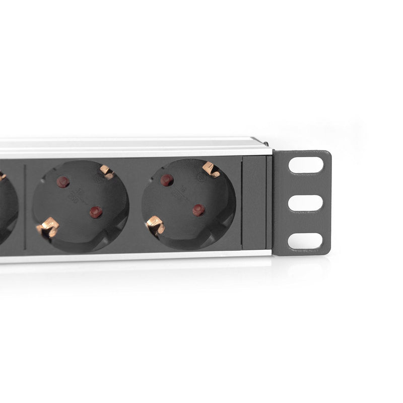 DIGITUS - Power distribution unit (PDU) Steckdosenleiste DN-95418 Aluminium, 254 mm