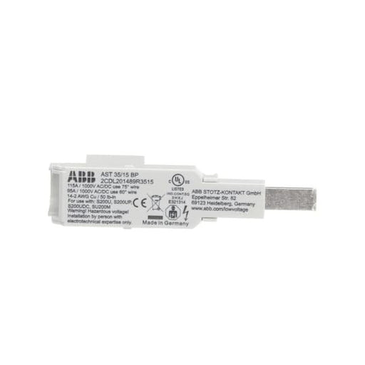 ABB Stotz S&J - Sammelschienenklemme Einspeiseklemme AST 35/15 BP UL Branch Protection